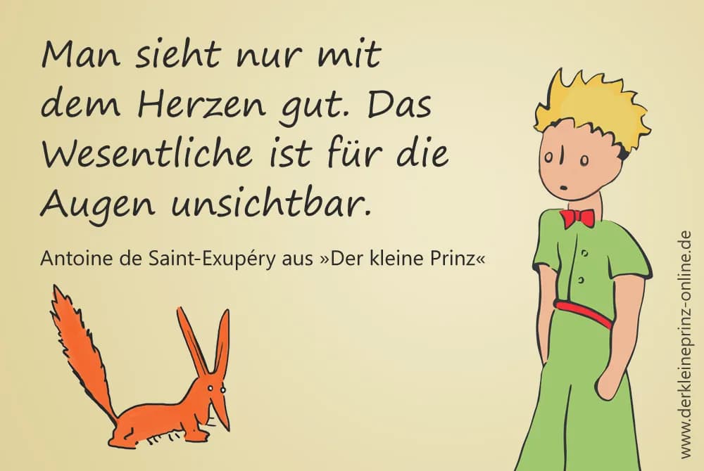 Der kleine Prinz: Zitate über Liebe & Verantwortung (Herzweisheiten)
