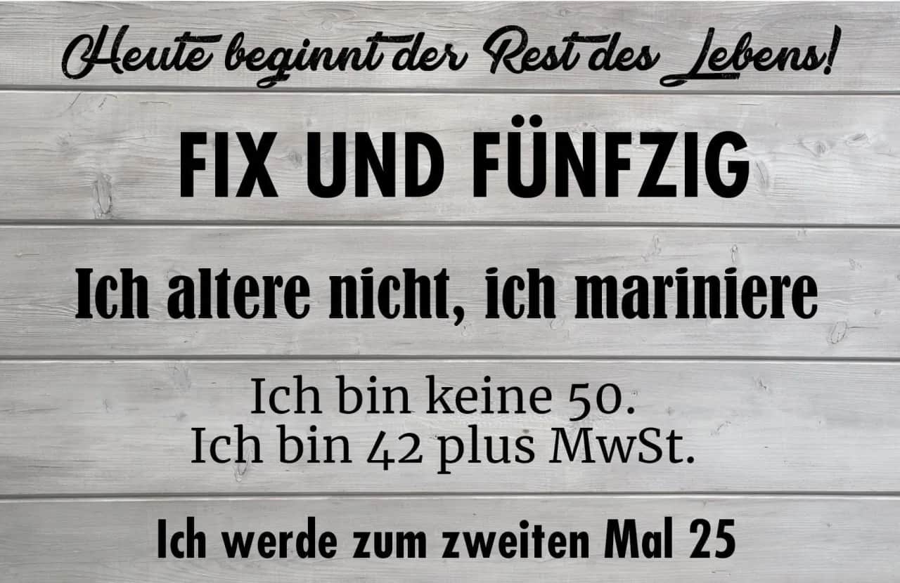 50. Geburtstag Zitate: Humorvoll, Tiefgründig & Persönlich