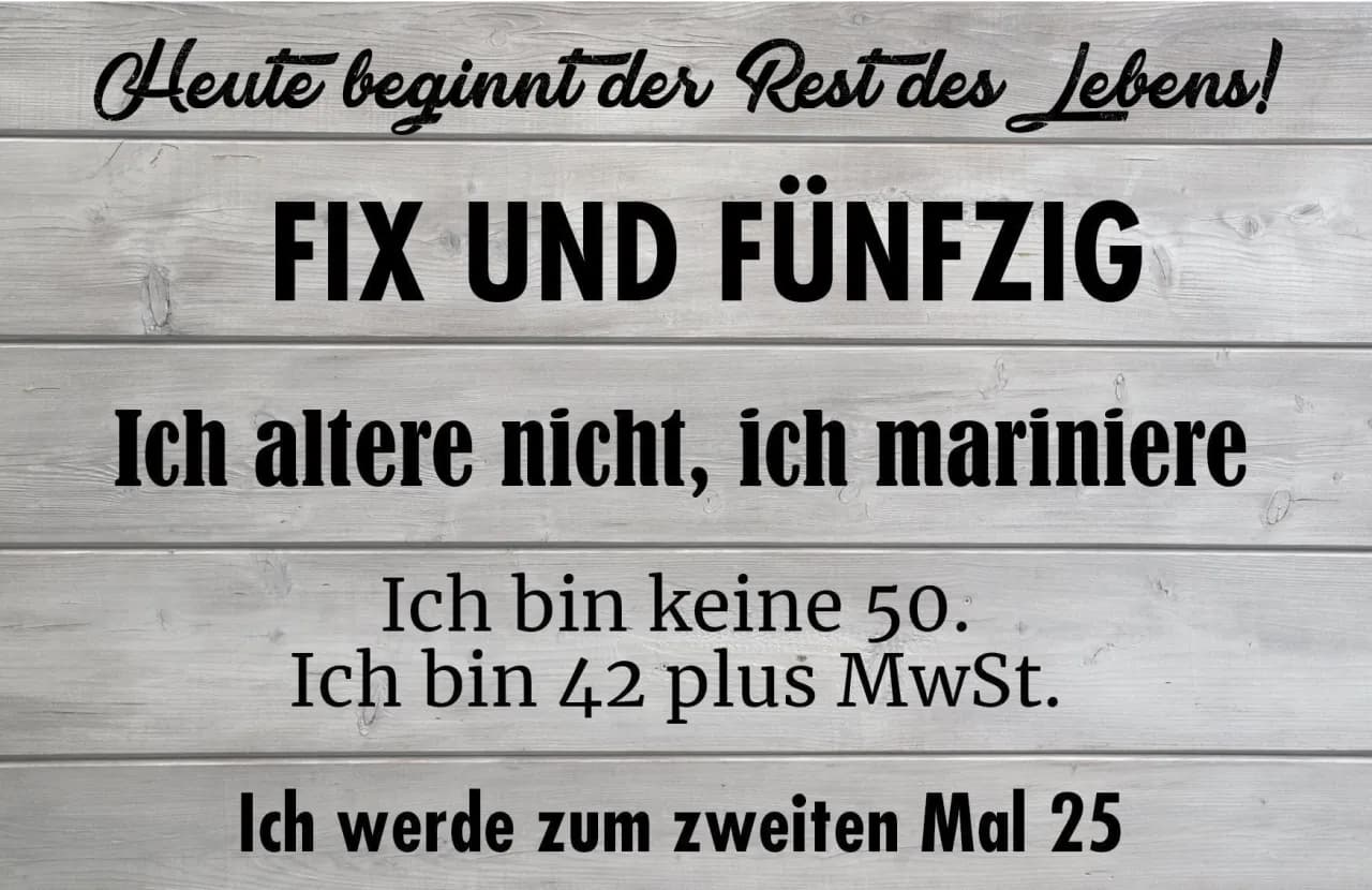 50. Geburtstag Zitate: Humorvoll, Tiefgründig & Persönlich