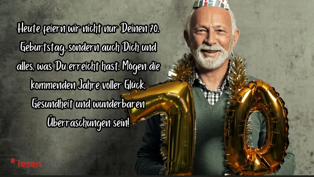 Kurze Geburtstagsgedichte: Herzlich, lustig & modern (max. 70 Zeichen)